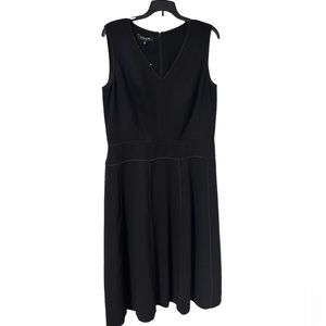 Lafayette 148 NY Midi Black Dress